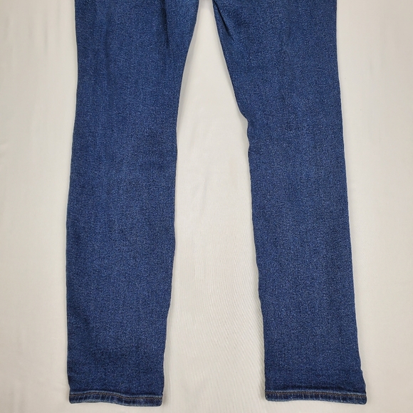 Old Navy Rockstar Womens Super Skinny Distressed Dark Blue Denim Jeans Size 10 - Picture 9 of 14